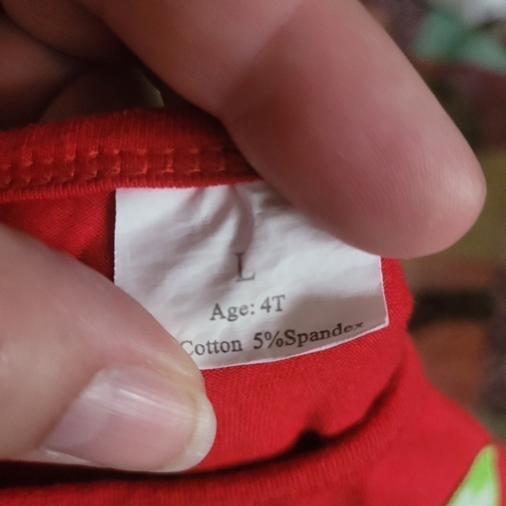 Red Watermelon Ruffled Top - Picture 4 of 5